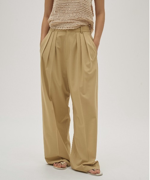 TODAYFUL パンツ Dry Touch Tuck Trousers レディース : ZOZOTOWN