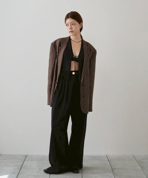TODAYFUL パンツ Dry Touch Tuck Trousers レディース : ZOZOTOWN