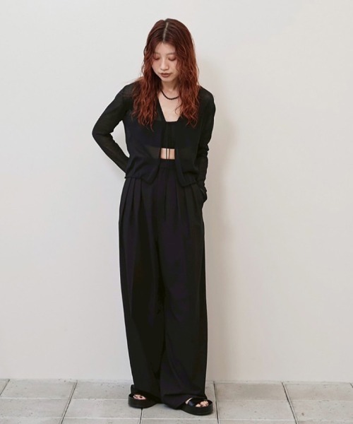 TODAYFUL パンツ Dry Touch Tuck Trousers レディース : ZOZOTOWN