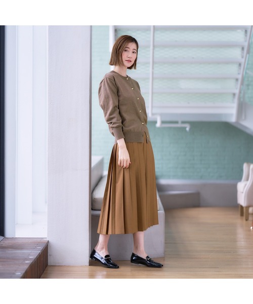 Admiral プリーツスカート ブラウン系 プリーツスカート【セットアップ着用可】 (ASP5590-D) | ANCHOR WOMAN