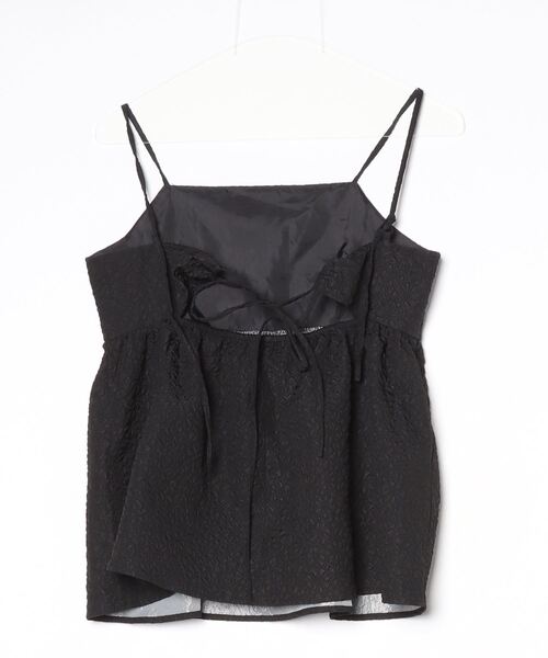 「MIEL CRISHUNANT」 キャミソール FREE ブラック レディース_画像2
