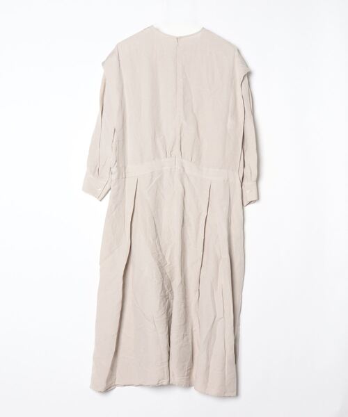 「haupia」 長袖ワンピース MEDIUM ベージュ レディース_画像2