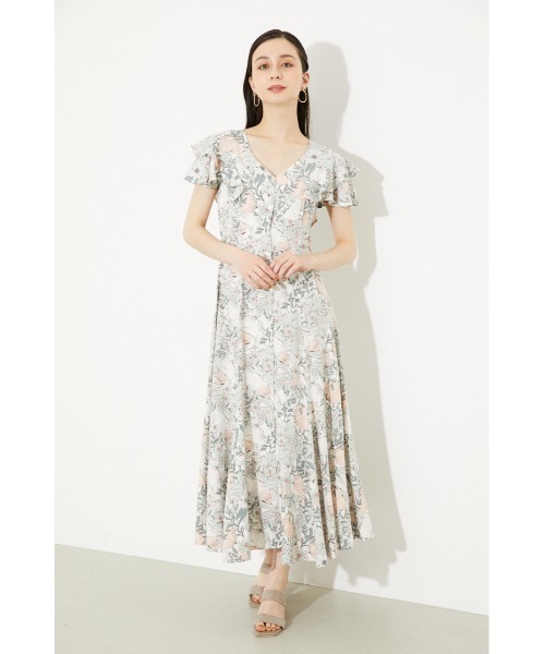 「rienda」 ノースリーブワンピース MEDIUM アイボリー レディース_画像3