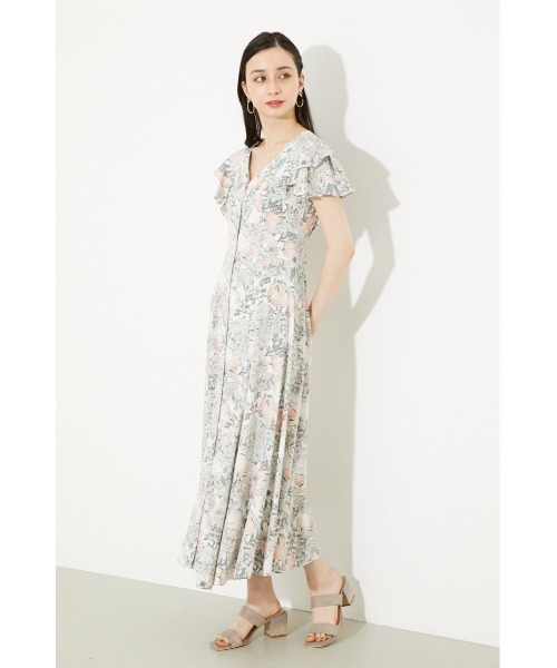 「rienda」 ノースリーブワンピース MEDIUM アイボリー レディース_画像4