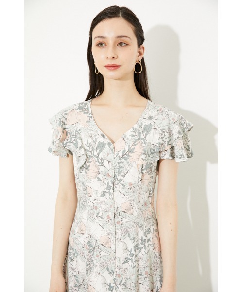 「rienda」 ノースリーブワンピース MEDIUM アイボリー レディース_画像9