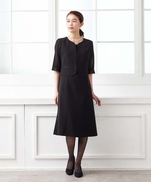 AIMER（エメ） スカートスーツ 9号 ブラック レディース : ZOZOTOWN