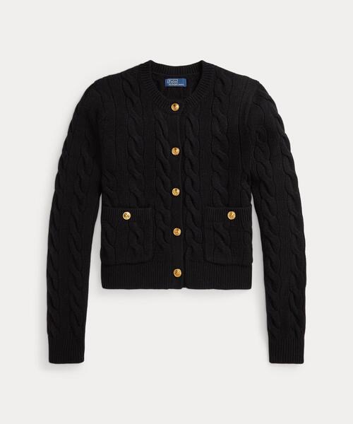 ほぼ未使用　ラルフローレン　カーディガン　ウール&amp;カシミヤ　ダッフルコート 中古・古着通販】POLO RALPH LAUREN (ポロ・ラルフローレン) ウール