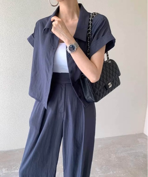 AMELY」 「La-gemme」セットアップ M ブラック レディース : ZOZOTOWN