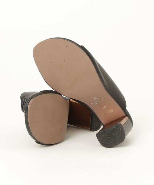 「LANVIN collection」 ミュール 22.5cm ブラック レディース_画像3
