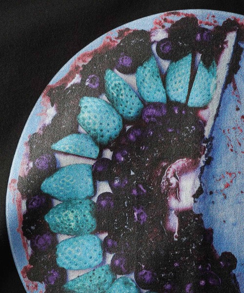 「SHAREEF」 半袖Tシャツ 3 ブラック メンズ_画像4