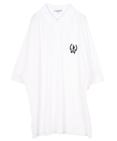 「U.S. POLO ASSN.」 半袖ポロシャツ X-LARGE ホワイト系その他 メンズ_画像2