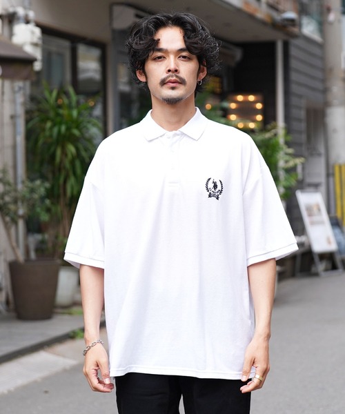 「U.S. POLO ASSN.」 半袖ポロシャツ X-LARGE ホワイト系その他 メンズ_画像6