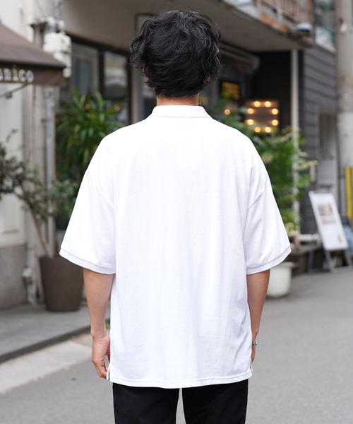 「U.S. POLO ASSN.」 半袖ポロシャツ X-LARGE ホワイト系その他 メンズ_画像8