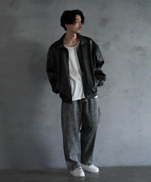 「RATTLE TRAP」 ブルゾン L ブラック メンズ_画像6