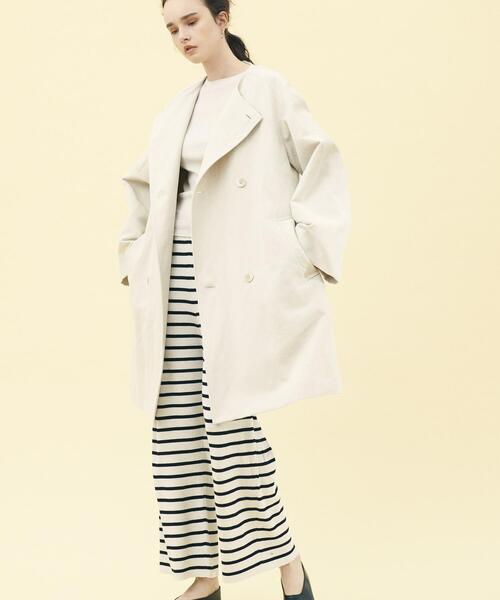 ギャルリーヴィ　コート GALERIE VIE（ギャルリー ヴィー） ノーカラーコート 36 ホワイト