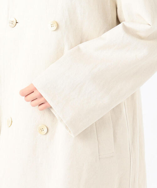 GALERIE VIE（ギャルリー ヴィー） ノーカラーコート 36 ホワイト