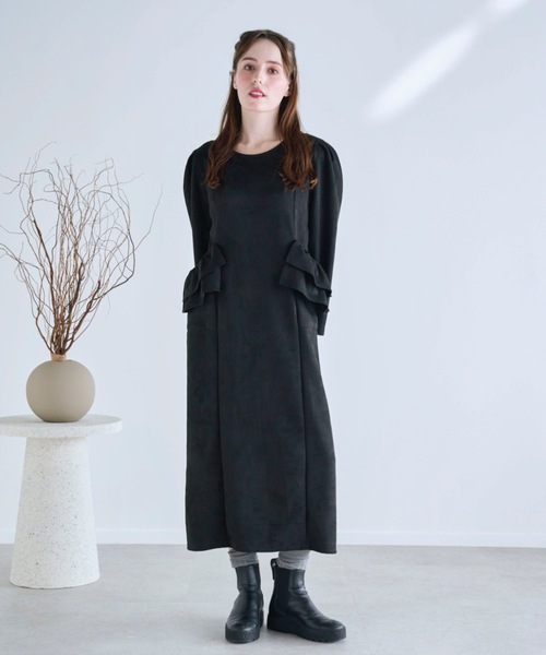 Myu（ミュー） ワンピース BIG FRILL Pocket One-piece ロング丈