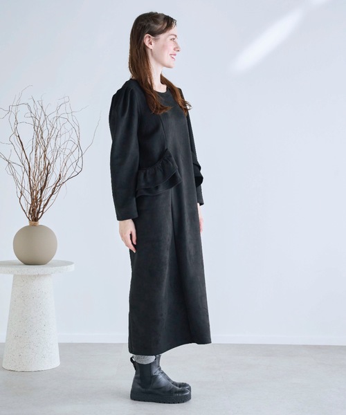 Myu（ミュー） ワンピース BIG FRILL Pocket One-piece ロング丈