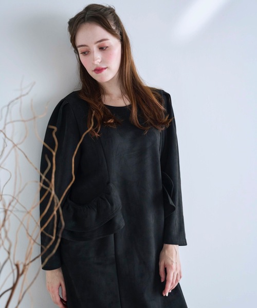 Myu（ミュー） ワンピース BIG FRILL Pocket One-piece ロング丈