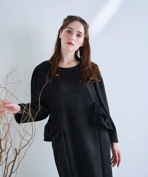 Myu（ミュー） ワンピース BIG FRILL Pocket One-piece ロング丈