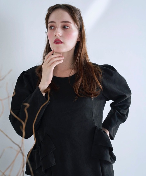 Myu（ミュー） ワンピース BIG FRILL Pocket One-piece ロング丈