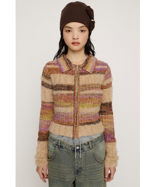 sly ニット 新品タグ付き SLY | JQ LOGO MINKY CROP KNIT トップス (ニット ) |SHEL'TTER WEBSTORE