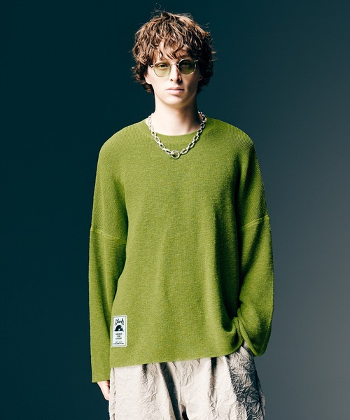 glamb（グラム） セーター ニット Rubber Tag Knit / ラバータグニット