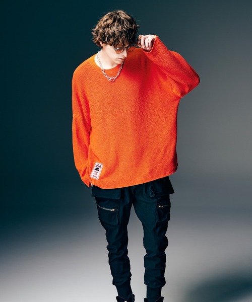 glamb（グラム） セーター ニット Rubber Tag Knit / ラバータグニット