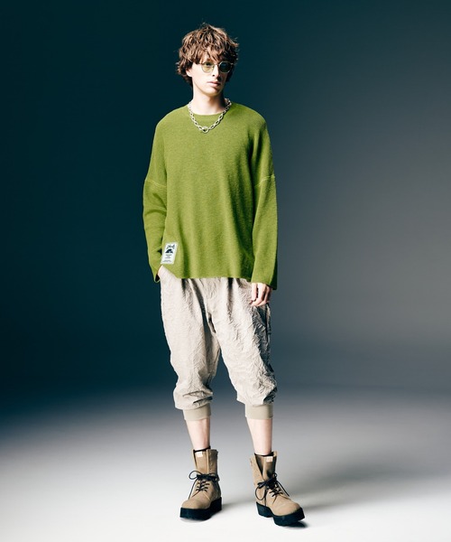 glamb（グラム） セーター ニット Rubber Tag Knit / ラバータグニット