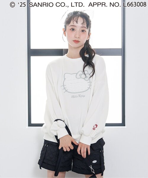 sanrio（サンリオ） トレーナー 「ハローキティ」裏起毛BIGトレーナー