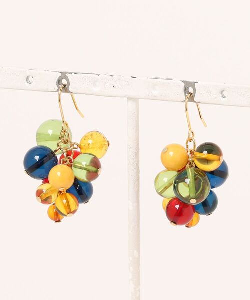 「con affetto(original)」 ピアス(両耳用) FREE レッド レディース_画像2