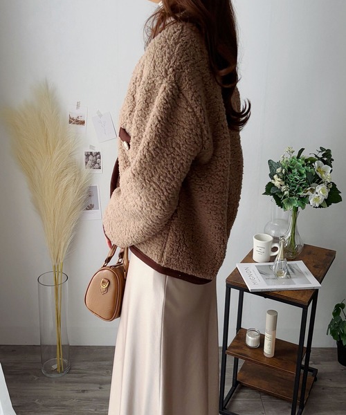 Amulet（アミュレット） ジャケット ノーカラージャケット あたたか