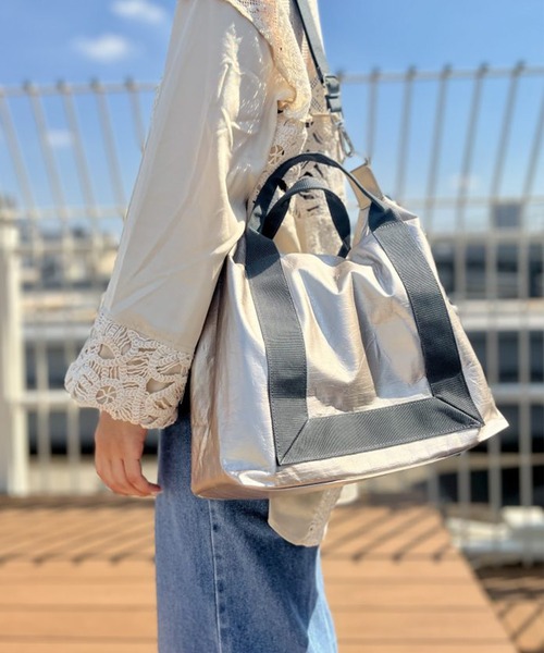 「Scrap Book」 2WAYバッグ FREE シルバー レディース_画像7