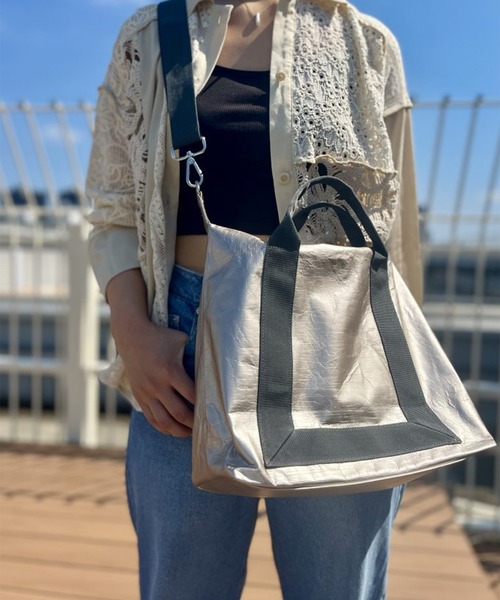 「Scrap Book」 2WAYバッグ FREE シルバー レディース_画像8