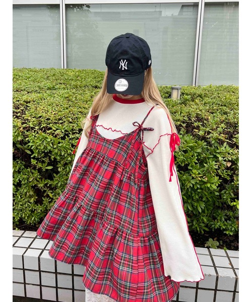 「WC」 キャミソールワンピース FREE ブラック レディース_画像7