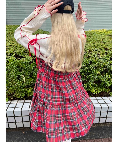 「WC」 キャミソールワンピース FREE ブラック レディース_画像8