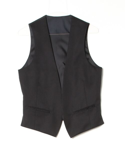 BLACKBARRETT by NEIL BARRETT ジレ 1 ブラック メンズ : ZOZOTOWN