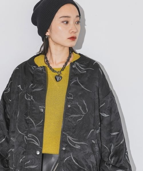 ジーナシス　モンスターブルゾン　ブラック系FREEサイズ ジーナシス モンスターブルゾン ブラック系FREEサイズ JEANASIS