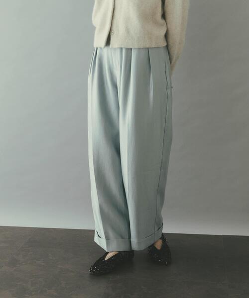 パンツ ブライトツイルタックパンツ レディース : ZOZOTOWN Yahoo!店