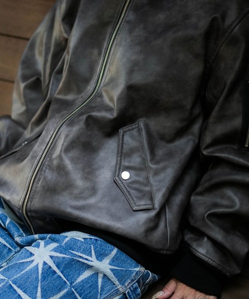 「Blue Standard 」 ブルゾン LARGE チャコールグレー メンズ_画像9