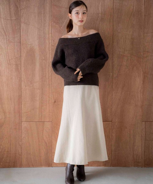 「NOELA」 スカート S ブラウン レディース_画像9