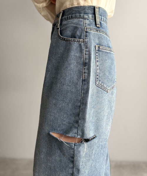 「classicalelf」 デニムパンツ MEDIUM ブルー レディース_画像2