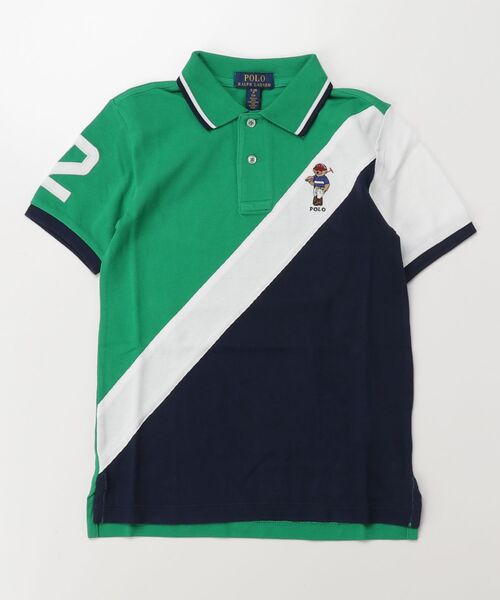 Polo Ralph Lauren ポロベア　ラガーシャツ キッズXL グリーン Polo Ralph Lauren ポロベア ラガーシャツ キッズXL グリーン Polo