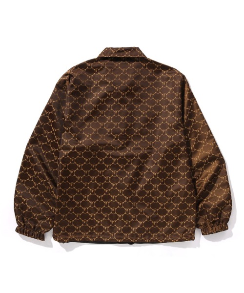 ミリタリージャケット モッズコート SOLID CAMO JACQUARD NYLON REVERSIBLE COACH JACKETの画像