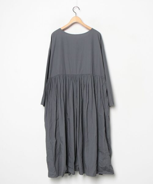 「Brocante」 半袖ワンピース 2 グレー レディース_画像2