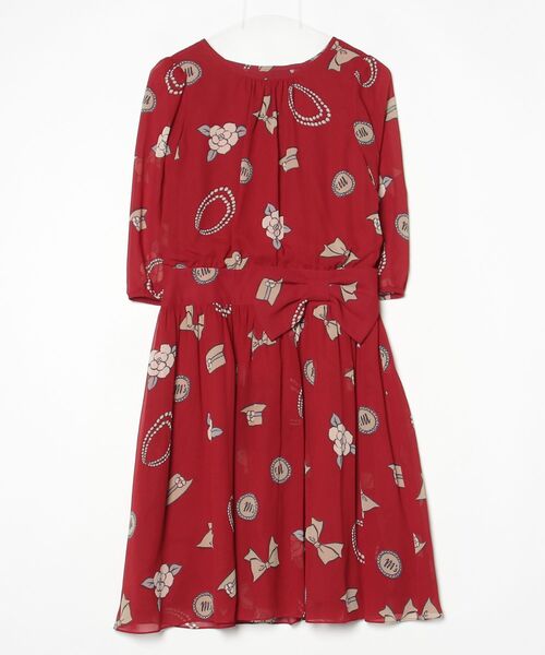 M'S GRACY 花柄ワンピース サイズ40 サイズ40タグ付き♥裾フレア花柄ワンピースM'S GRACYエムズグレイシー