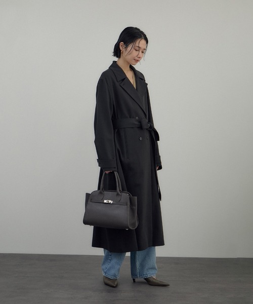 極美品✨ SALON adam et rope' ショートトレンYH89. SALON adam et rope'（サロン アダム エ ロペ） トレンチコート コート