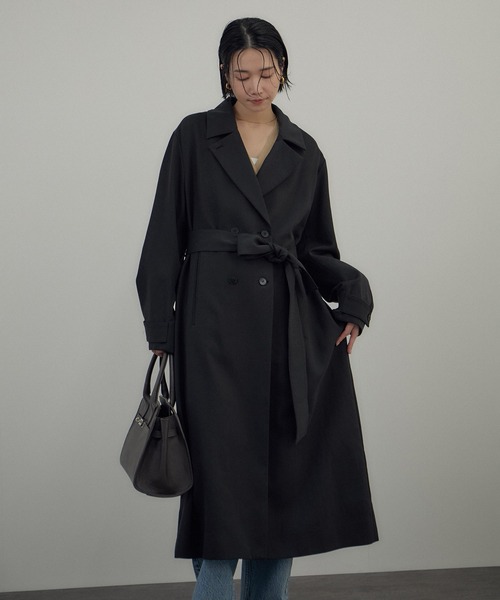 新品同様‼️ADORE エレガントなスプリングコート トレンチ SALON adam et rope'（サロン アダム エ ロペ） トレンチコート コート
