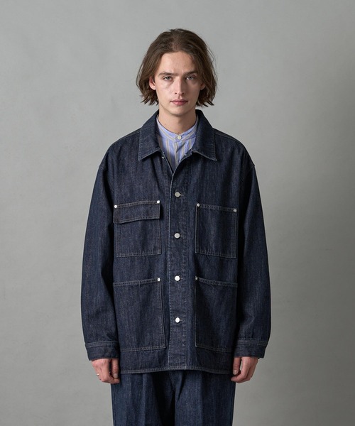 「SLICK」 デニムジャケット 2 インディゴブルー メンズ_画像9