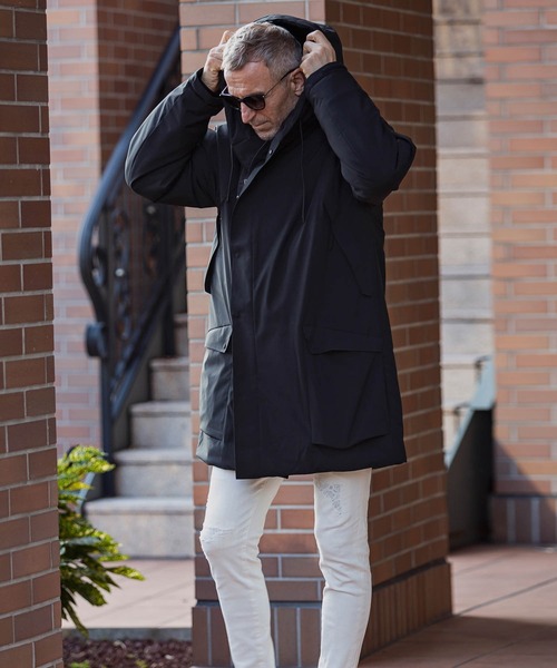 「JH junhashimoto」 コート L カーキ メンズ_画像3